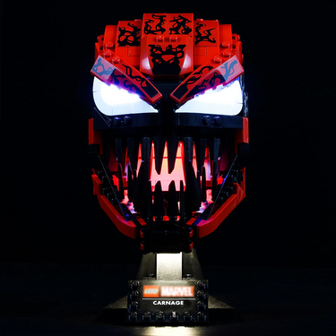 Lego Carnage Helmet 76199 light kit